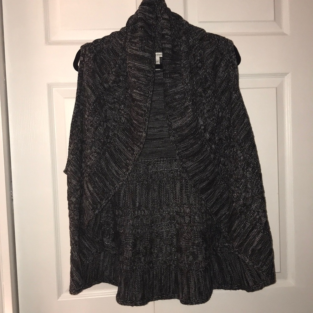 Reference Point cowl neck tank top sweater